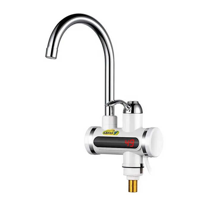 Electric water heating faucet