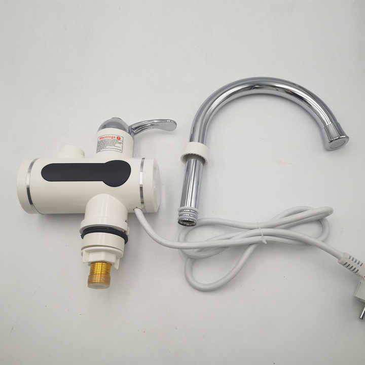 Electric water heating faucet